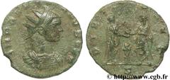 AURELIEN (07/270-09/275) Lucius Domitius Aurelianus Antoninien automne 271 - automne 272 N° brm_106567 Date : automne 271 - automne 272 Nom de l'atelier : Milan Métal : billon Diamètre : 19,00mm Axe d