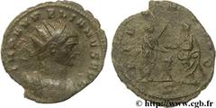 AURELIEN (07/270-09/275) Lucius Domitius Aurelianus Antoninien automne 271 - automne 272 N° brm_106568 Date : automne 271 - automne 272 Nom de l'atelier : Milan Métal : billon Diamètre : 21,00mm Axe d