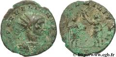 AURELIEN (07/270-09/275) Lucius Domitius Aurelianus Antoninien automne 271 - automne 272 N° brm_106579 Date : automne 271 - automne 272 Nom de l'atelier : Milan Métal : billon Diamètre : 21,00mm Axe d