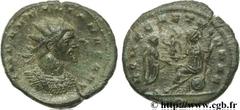 AURELIEN (07/270-09/275) Lucius Domitius Aurelianus Antoninien automne 271 - automne 272 N° brm_106588 Date : automne 271 - automne 272 Nom de l'atelier : Milan Métal : billon Diamètre : 22,00mm Axe d