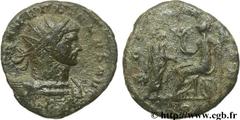 AURELIEN (07/270-09/275) Lucius Domitius Aurelianus Antoninien automne 271 - automne 272 N° brm_106589 Date : automne 271 - automne 272 Nom de l'atelier : Milan Métal : billon Diamètre : 21,00mm Axe d