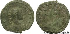 AURELIEN (07/270-09/275) Lucius Domitius Aurelianus Antoninien automne 271 - automne 272 N° brm_106593 Date : automne 271 - automne 272 Nom de l'atelier : Milan Métal : billon Diamètre : 22,00mm Axe d