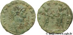 AURELIEN (07/270-09/275) Lucius Domitius Aurelianus Antoninien fin 272 - début 274 N° brm_106607 Date : fin 272 - début 274 Nom de l'atelier : Milan Métal : billon Diamètre : 22,00mm Axe des coins : 7