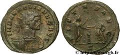 AURELIEN (07/270-09/275) Lucius Domitius Aurelianus Antoninien fin 272 - début 274 N° brm_106621 Date : fin 272 - début 274 Nom de l'atelier : Milan Métal : billon Diamètre : 25,00mm Axe des coins : 1
