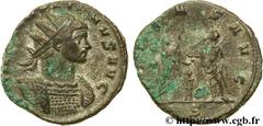 AURELIEN (07/270-09/275) Lucius Domitius Aurelianus Antoninien fin 272 - début 274 N° brm_106622 Date : fin 272 - début 274 Nom de l'atelier : Milan Métal : billon Diamètre : 21,00mm Axe des coins : 6
