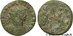 AURELIEN (07/270-09/275) Lucius Domitius Aurelianus Antoninien fin 272 - début 274 N° brm_106627 Date : fin 272 - début 274 Nom de l'atelier : Milan Métal : billon Diamètre : 20,00mm Axe des coins : 6