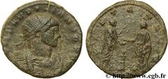 AURELIEN (07/270-09/275) Lucius Domitius Aurelianus Antoninien fin 272 - début 274 N° brm_106628 Date : fin 272 - début 274 Nom de l'atelier : Milan Métal : billon Diamètre : 23,00mm Axe des coins : 6
