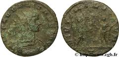 AURELIEN (07/270-09/275) Lucius Domitius Aurelianus Antoninien fin 272 - début 274 N° brm_106635 Date : fin 272 - début 274 Nom de l'atelier : Milan Métal : billon Diamètre : 21,00mm Axe des coins : 1