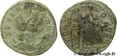 SEVERINE (+ après 275) Ulpia Severina Femme d'Aurélien - Augusta (274-275) Aurelianus novembre 274 - septembre 275 N° brm_106693 Date : novembre 274 - septembre 275 Nom de l'atelier : Ticinum Métal : 