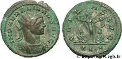 AURELIEN (07/270-09/275) Lucius Domitius Aurelianus Aurelianus printemps - été 274 N° brm_106750 Date : printemps - été 274 Nom de l'atelier : Rome Métal : billon Diamètre : 22,00mm Axe des coins : 6h