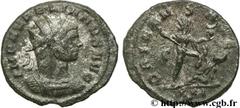 AURELIEN (07/270-09/275) Lucius Domitius Aurelianus Aurelianus été - automne 274 N° brm_106755 Date : été - automne 274 Nom de l'atelier : Rome Métal : billon Diamètre : 23,00mm Axe des coins : 12h. P