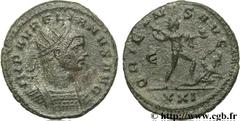 AURELIEN (07/270-09/275) Lucius Domitius Aurelianus Aurelianus été - automne 274 N° brm_106757 Date : été - automne 274 Nom de l'atelier : Rome Métal : billon Diamètre : 21,00mm Axe des coins : 12h. P