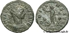 AURELIEN (07/270-09/275) Lucius Domitius Aurelianus Aurelianus fin 274 N° brm_106762 Date : fin 274 Nom de l'atelier : Rome Métal : billon Diamètre : 22,00mm Axe des coins : 6h. Poids : 3,16g. Degré d