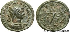 AURELIEN (07/270-09/275) Lucius Domitius Aurelianus Aurelianus début - septembre 275 N° brm_106767 Date : début - septembre 275 Nom de l'atelier : Rome Métal : billon Diamètre : 22,00mm Axe des coins 