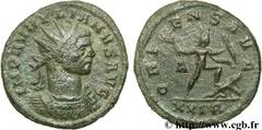 AURELIEN (07/270-09/275) Lucius Domitius Aurelianus Aurelianus début - septembre 275 N° brm_106768 Date : début - septembre 275 Nom de l'atelier : Rome Métal : billon Diamètre : 22,00mm Axe des coins 