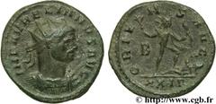 AURELIEN (07/270-09/275) Lucius Domitius Aurelianus Aurelianus début - septembre 275 N° brm_106771 Date : début - septembre 275 Nom de l'atelier : Rome Métal : billon Diamètre : 21,00mm Axe des coins 