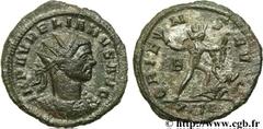 AURELIEN (07/270-09/275) Lucius Domitius Aurelianus Aurelianus début - septembre 275 N° brm_106774 Date : début - septembre 275 Nom de l'atelier : Rome Métal : billon Diamètre : 23,00mm Axe des coins 