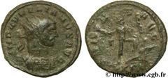 AURELIEN (07/270-09/275) Lucius Domitius Aurelianus Aurelianus début - septembre 275 N° brm_106778 Date : début - septembre 275 Nom de l'atelier : Rome Métal : billon Diamètre : 22,00mm Axe des coins 