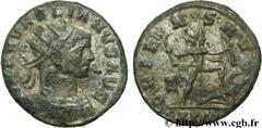 AURELIEN (07/270-09/275) Lucius Domitius Aurelianus Aurelianus début - septembre 275 N° brm_106784 Date : début - septembre 275 Nom de l'atelier : Rome Métal : billon Diamètre : 20,00mm Axe des coins 