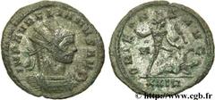 AURELIEN (07/270-09/275) Lucius Domitius Aurelianus Aurelianus début - septembre 275 N° brm_106787 Date : début - septembre 275 Nom de l'atelier : Rome Métal : billon Diamètre : 22,00mm Axe des coins 