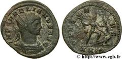 AURELIEN (07/270-09/275) Lucius Domitius Aurelianus Aurelianus début - septembre 275 N° brm_106792 Date : début - septembre 275 Nom de l'atelier : Rome Métal : billon Diamètre : 23,00mm Axe des coins 