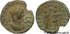 AURELIEN (07/270-09/275) Lucius Domitius Aurelianus Antoninien printemps - été 271 N° brm_106888 Date : printemps - été 271 Nom de l'atelier : Siscia Métal : billon Diamètre : 20,00mm Axe des coins : 