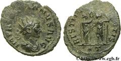 AURELIEN (07/270-09/275) Lucius Domitius Aurelianus Antoninien automne 271 N° brm_106913 Date : automne 271 Nom de l'atelier : Siscia Métal : billon Diamètre : 23,00mm Axe des coins : 12h. Poids : 3,2