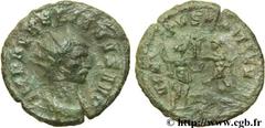 AURELIEN (07/270-09/275) Lucius Domitius Aurelianus Antoninien automne 271 N° brm_106919 Date : automne 271 Nom de l'atelier : Siscia Métal : billon Diamètre : 22,00mm Axe des coins : 6h. Poids : 2,63