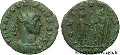AURELIEN (07/270-09/275) Lucius Domitius Aurelianus Antoninien fin 271 - automne 272 N° brm_106941 Date : fin 271 - automne 272 Nom de l'atelier : Siscia Métal : billon Diamètre : 21,00mm Axe des coin