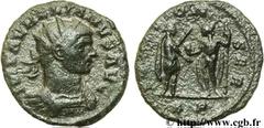 AURELIEN (07/270-09/275) Lucius Domitius Aurelianus Antoninien fin 271 - automne 272 N° brm_106945 Date : fin 271 - automne 272 Nom de l'atelier : Siscia Métal : billon Diamètre : 20,00mm Axe des coin