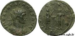 AURELIEN (07/270-09/275) Lucius Domitius Aurelianus Antoninien fin 271 - automne 272 N° brm_106951 Date : fin 271 - automne 272 Nom de l'atelier : Siscia Métal : billon Diamètre : 22,00mm Axe des coin