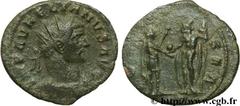 AURELIEN (07/270-09/275) Lucius Domitius Aurelianus Antoninien fin 271 - automne 272 N° brm_106952 Date : fin 271 - automne 272 Nom de l'atelier : Siscia Métal : billon Diamètre : 22,00mm Axe des coin