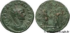 AURELIEN (07/270-09/275) Lucius Domitius Aurelianus Antoninien fin 271 - automne 272 N° brm_106957 Date : fin 271 - automne 272 Nom de l'atelier : Siscia Métal : billon Diamètre : 22,00mm Axe des coin