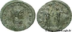AURELIEN (07/270-09/275) Lucius Domitius Aurelianus Antoninien fin 271 - automne 272 N° brm_106961 Date : fin 271 - automne 272 Nom de l'atelier : Siscia Métal : billon Diamètre : 22,00mm Axe des coin