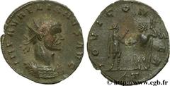 AURELIEN (07/270-09/275) Lucius Domitius Aurelianus Antoninien fin 271 - automne 272 N° brm_106975 Date : fin 271 - automne 272 Nom de l'atelier : Siscia Métal : billon Diamètre : 21,00mm Axe des coin