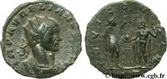 AURELIEN (07/270-09/275) Lucius Domitius Aurelianus Antoninien fin 271 - automne 272 N° brm_106979 Date : fin 271 - automne 272 Nom de l'atelier : Siscia Métal : billon Diamètre : 20,00mm Axe des coin