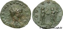 AURELIEN (07/270-09/275) Lucius Domitius Aurelianus Antoninien fin 271 - automne 272 N° brm_106984 Date : fin 271 - automne 272 Nom de l'atelier : Siscia Métal : billon Diamètre : 22,00mm Axe des coin