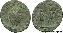 AURELIEN (07/270-09/275) Lucius Domitius Aurelianus Antoninien fin 271 - automne 272 N° brm_106993 Date : fin 271 - automne 272 Nom de l'atelier : Siscia Métal : billon Diamètre : 20,00mm Axe des coin