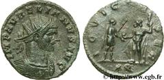 AURELIEN (07/270-09/275) Lucius Domitius Aurelianus Antoninien fin 271 - automne 272 N° brm_106998 Date : fin 271 - automne 272 Nom de l'atelier : Siscia Métal : billon Diamètre : 20,00mm Axe des coin