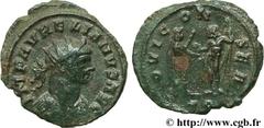 AURELIEN (07/270-09/275) Lucius Domitius Aurelianus Antoninien fin 271 - automne 272 N° brm_107000 Date : fin 271 - automne 272 Nom de l'atelier : Siscia Métal : billon Diamètre : 22,00mm Axe des coin