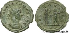 AURELIEN (07/270-09/275) Lucius Domitius Aurelianus Antoninien fin 271 - automne 272 N° brm_107001 Date : fin 271 - automne 272 Nom de l'atelier : Siscia Métal : billon Diamètre : 24,00mm Axe des coin