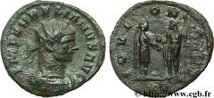 AURELIEN (07/270-09/275) Lucius Domitius Aurelianus Antoninien fin 271 - automne 272 N° brm_107007 Date : fin 271 - automne 272 Nom de l'atelier : Siscia Métal : billon Diamètre : 22,00mm Axe des coin