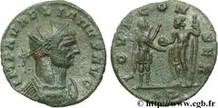 AURELIEN (07/270-09/275) Lucius Domitius Aurelianus Antoninien fin 271 - automne 272 N° brm_107008 Date : fin 271 - automne 272 Nom de l'atelier : Siscia Métal : billon Diamètre : 20,00mm Axe des coin