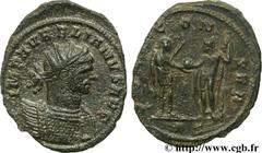 AURELIEN (07/270-09/275) Lucius Domitius Aurelianus Antoninien automne 272 - début 274 N° brm_107026 Date : automne 272 - début 274 Nom de l'atelier : Siscia Métal : billon Diamètre : 20,00mm Axe des 