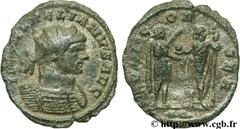 AURELIEN (07/270-09/275) Lucius Domitius Aurelianus Antoninien automne 272 - début 274 N° brm_107029 Date : automne 272 - début 274 Nom de l'atelier : Siscia Métal : billon Diamètre : 20,00mm Axe des 