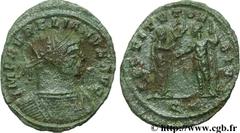 AURELIEN (07/270-09/275) Lucius Domitius Aurelianus Antoninien automne 272 - début 274 N° brm_107033 Date : automne 272 - début 274 Nom de l'atelier : Siscia Métal : billon Diamètre : 22,00mm Axe des 