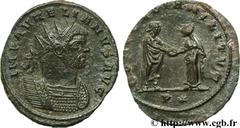 AURELIEN (07/270-09/275) Lucius Domitius Aurelianus Antoninien automne 272 - début 274 N° brm_107036 Date : automne 272 - début 274 Nom de l'atelier : Siscia Métal : billon Diamètre : 22,00mm Axe des 