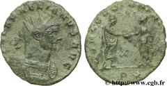 AURELIEN (07/270-09/275) Lucius Domitius Aurelianus Antoninien automne 272 - début 274 N° brm_107041 Date : automne 272 - début 274 Nom de l'atelier : Siscia Métal : billon Diamètre : 21,00mm Axe des 
