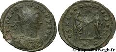 AURELIEN (07/270-09/275) Lucius Domitius Aurelianus Antoninien automne 272 - début 274 N° brm_107052 Date : automne 272 - début 274 Nom de l'atelier : Siscia Métal : billon Diamètre : 24,00mm Axe des 