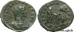 AURELIEN (07/270-09/275) Lucius Domitius Aurelianus Antoninien automne 272 - début 274 N° brm_107056 Date : automne 272 - début 274 Nom de l'atelier : Siscia Métal : billon Diamètre : 24,00mm Axe des 